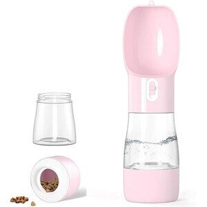 Portable Dog Water Bottle Multifunctional Outdoor Pet Dispenser for Walking